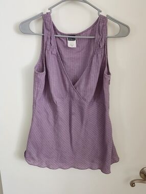 Patagonia Lavender Tank Top Cotton Hemp Sz 10 Medium